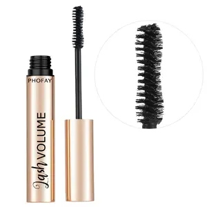 PHOFAY Lash Volume Volumizing Mascara - Clump-Free Smudge-Proof Lengthening & Thickening, Long-Lasting Buildable Volume, Safe for Sensitive Eyes & Contact Lens Wearers