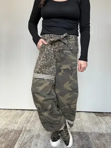 Wild Mix Camo & Leopard Jogger Pants by POL