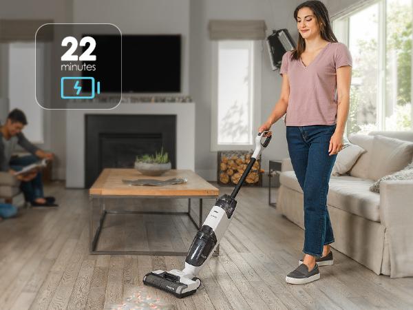 Tineco iFLOOR 2 Cordless Wet Dry Vacuum Cleaner for Multi-Surface Cleaning, Great for Sticky Messes and Pet Hair