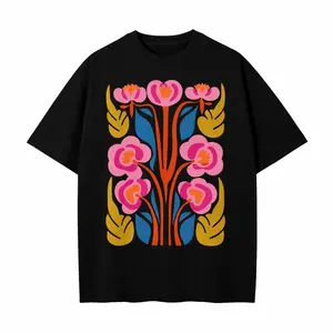Abstract Art T Shirt Oversized, Modern Graphic Tee, Artsy Unisex Shirt for Men Women