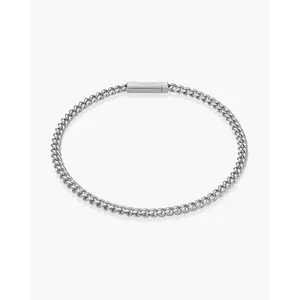 JAXXON Cuban Link Bracelet 3mm - Silver