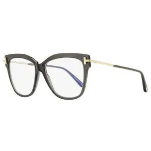 Tom Ford Blue Block Eyeglasses TF5704B 020 Gray/Gold 54mm FT5704
