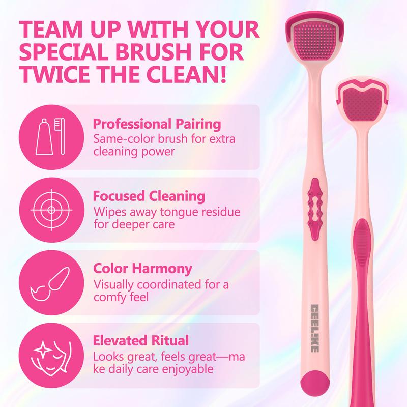 Ceelike Tongue Cleaning Gel & Brush Kit | Gentle Tongue Care for Fresh Breath & Complete Oral Health