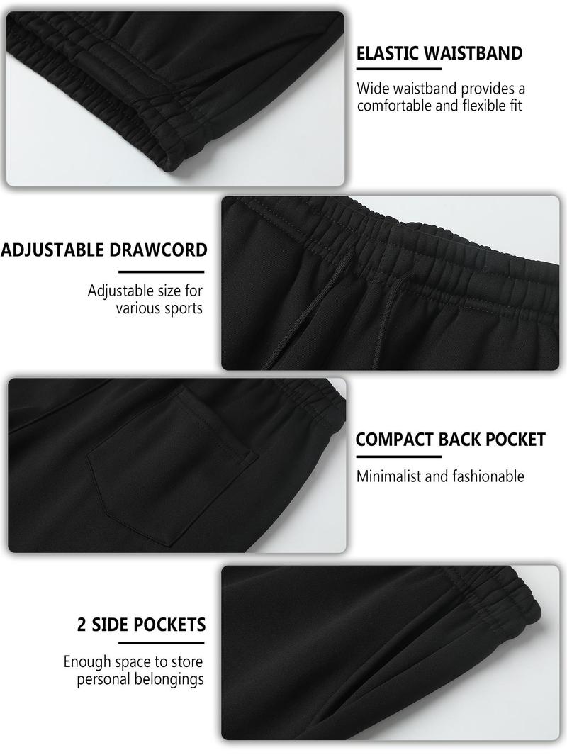 CCCMAI Men's casual fleece-lined pants with leg tie design and zipper pockets, thick and warm, comfortable to wear. Men's Clothing Simple Sports Pants Men's Pants Menswear Trouser. Plain