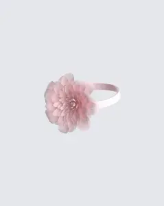 Sadira Pink Flower Choker