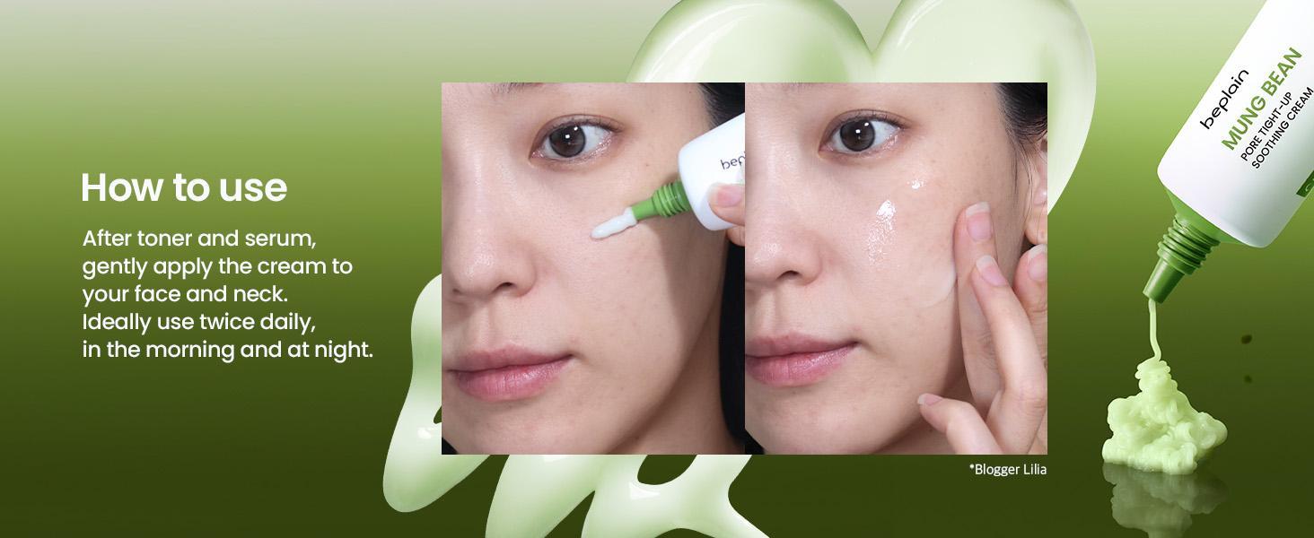 [beplain Official] Soothing Cream 60ml & Cleansing Oil 200ml | Korea's No.1 Mung Bean, Gentle Impurity Removal & Calming Pore Care Korean Cleansers Facial Face Gel Skin Repair Facial Wash