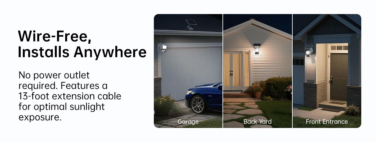 TP-Link & Tapo C615F Kit Solar Dimmable Floodlight 360° Pan/Tilt Security Camera Kit,2K 3MP  360° AI Tracking  Outdoor Wireless w/Solar Panel  Free Person/Vehicle Detection  Hack-Proof Security | Alexa & Google Home