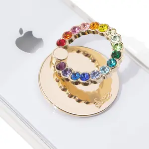 Embellished Crystal Rhinestone Phone Ring and Stand