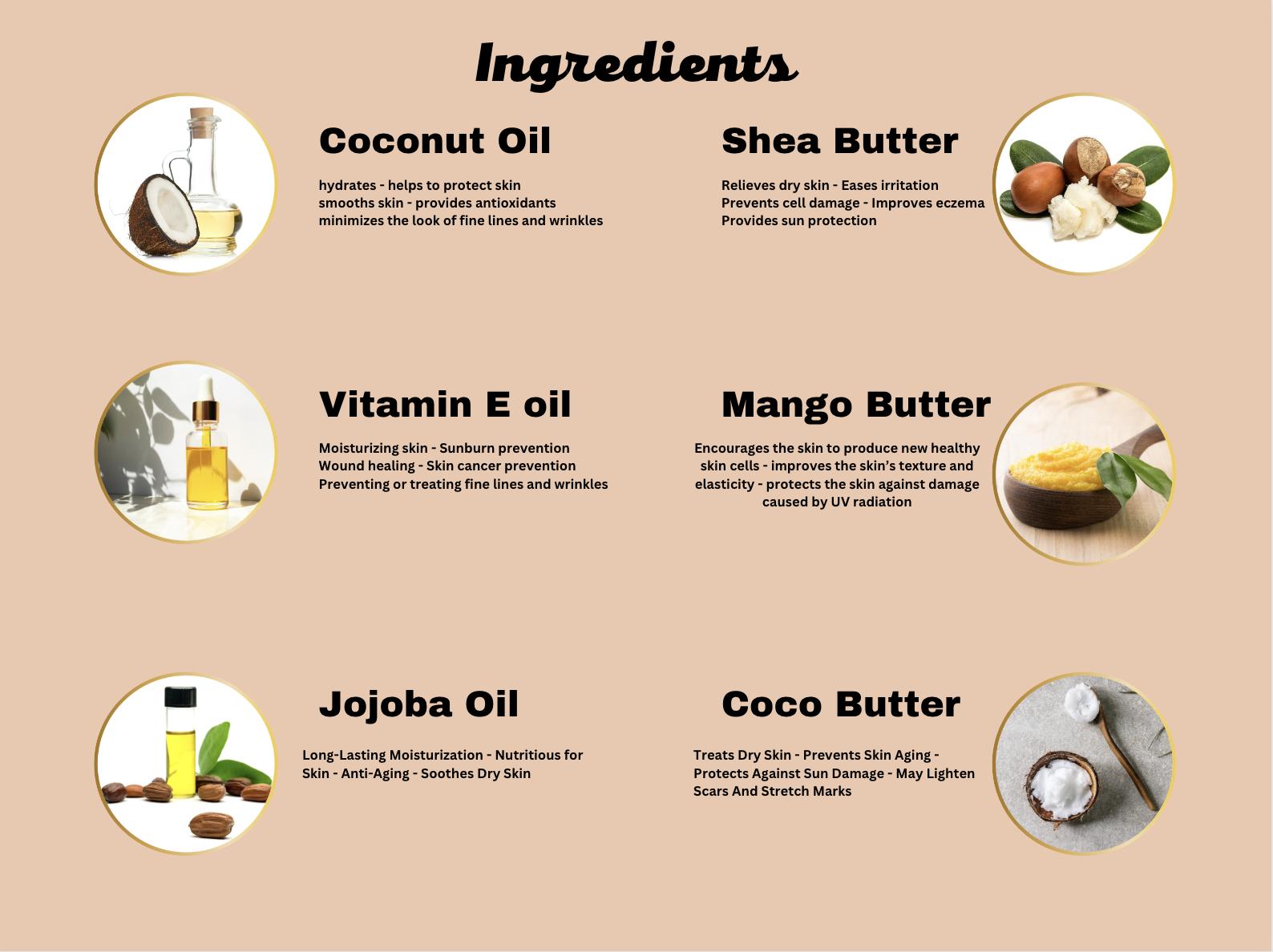 Sea Princess Body Butter Organic Body Care Coconut