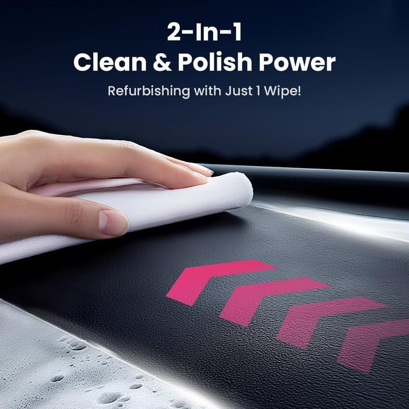 Car Interior Detailer and Protectant, waterless Spray Wax:Plastic, Rubber, Leather Cleaner for Car lnteriors&Exteriors、Quick Detailer、Automotive Care、Durable Protection Glossy