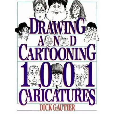 USED Book - Drawing and Cartooning 1,001 Caricatures (Perigee) by Dick Gautier (Paperback) - english
