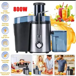 800W Electric Juicer Fruit Vegetable Blender Juice Extractor Citrus Machine New