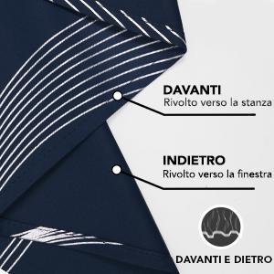 Blackout Curtains 2 panels, Deconovo Room Darkening Sliver Foil Print Wave Stripe Thermal Insulated Window Curtains for Living Room curtain