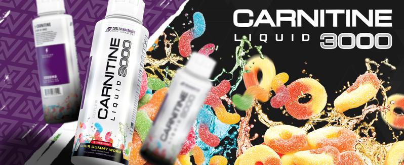 Cutler Nutrition Liquid Carnitine 3000 for Energy and Recovery Support Dietary Fitness Supplement Edible Healthcare Vitamin