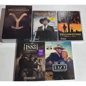 Yellowstone: The Complete Series (Seasons 1-4 & 5 Part 1) + 1883 & 1923 DVD Set | Brand New & Sealed Power Struggles Collectors