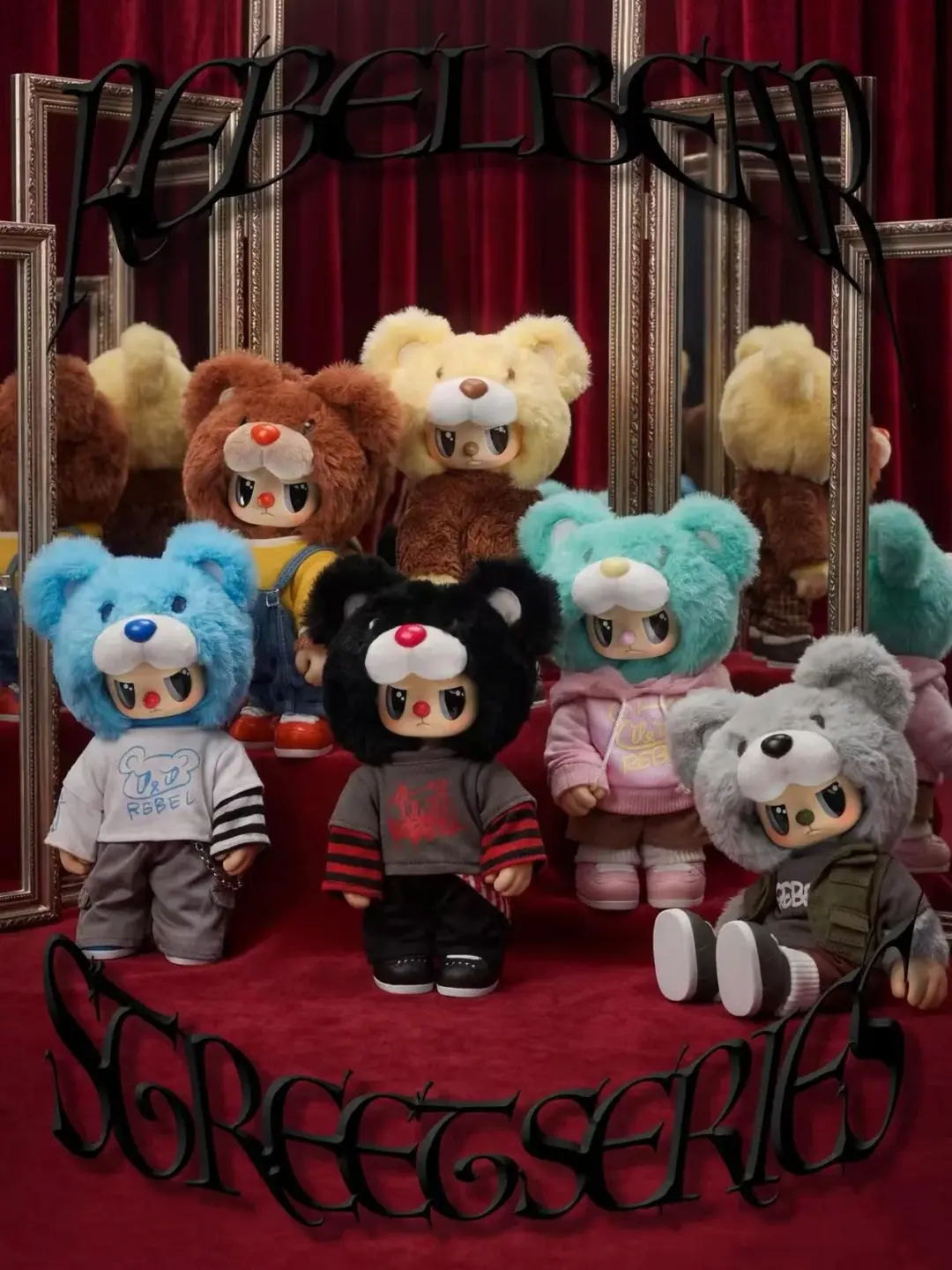 REBEL BEAR V2 The Street Plush Series Blind Box - TikTok Shop