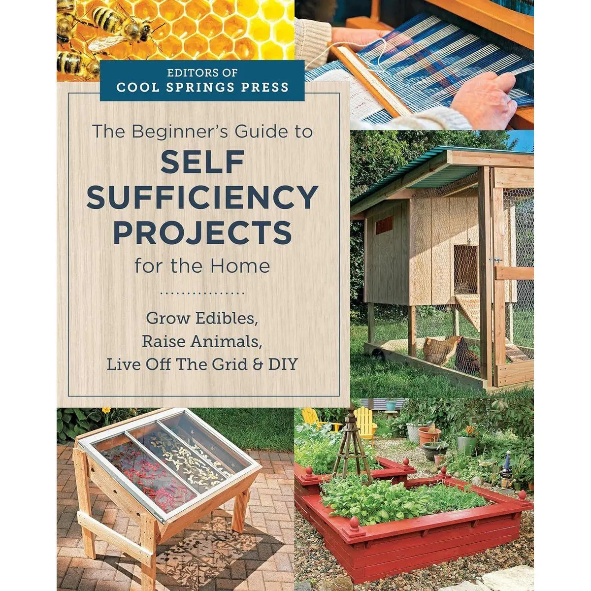 Beginner's Guide to Self Sufficiency Projects for the Home: Grow Edibles, Raise Animals, Live Off The Grid & DIY Paperback – December 17, 2024