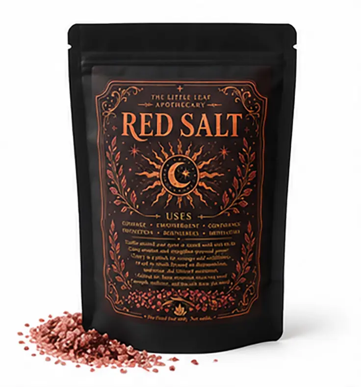 Red Salt Ritual Blend - 3 oz, Promotes Courage, Confidence, Empowerment
