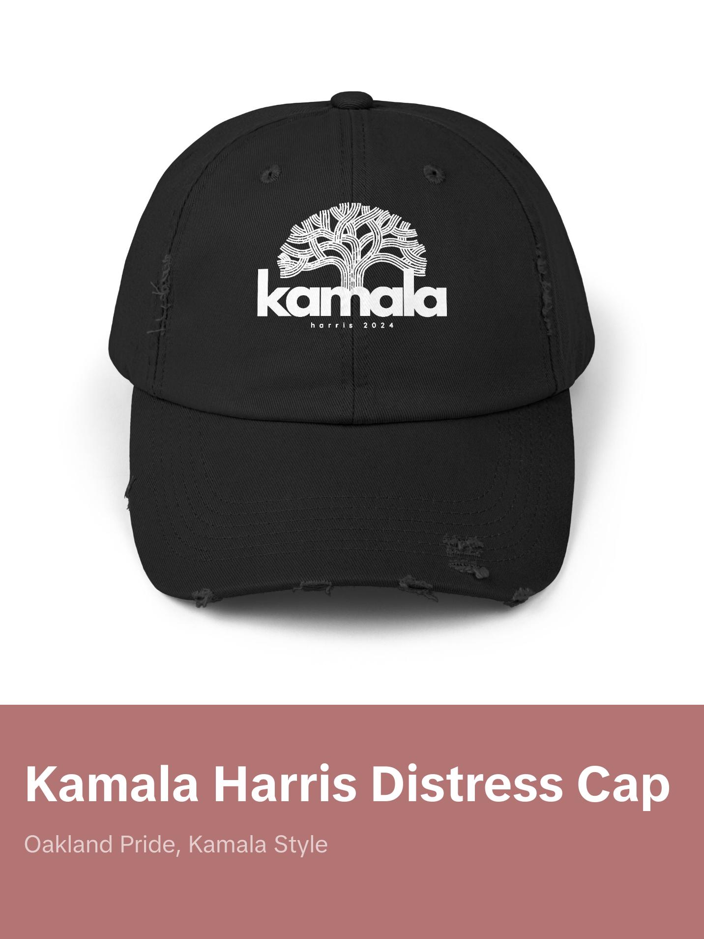 Kamala Oakland Roots - Kamala Harris Hat - Distressed Hat