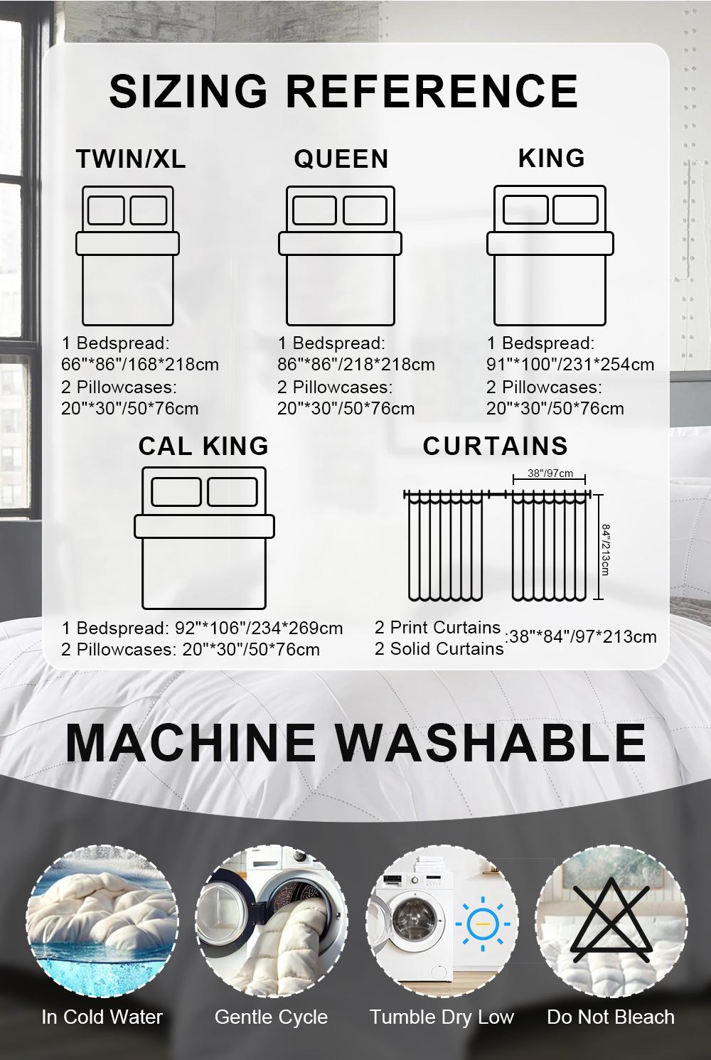 Thick Cotton Touch Bed Cover, 7 Piece in a Bag, Upgraded Luxury Bedspread Set, Bamboo Microfiber, Home, Valentine's Gifts twin size Thick Cotton Touch Bed Cover, 7 Piece in a Bag, Upgraded Luxury Bedspread Set, Bamboo Microfiber, Home, Valentine's Gifts twin size