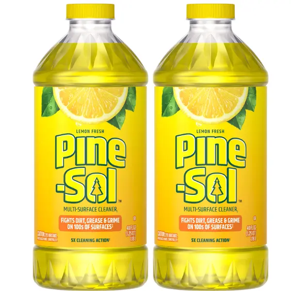 Pine-Sol Multi-Surface Floor Cleaner, Lemon, 40 Fluid Ounces
