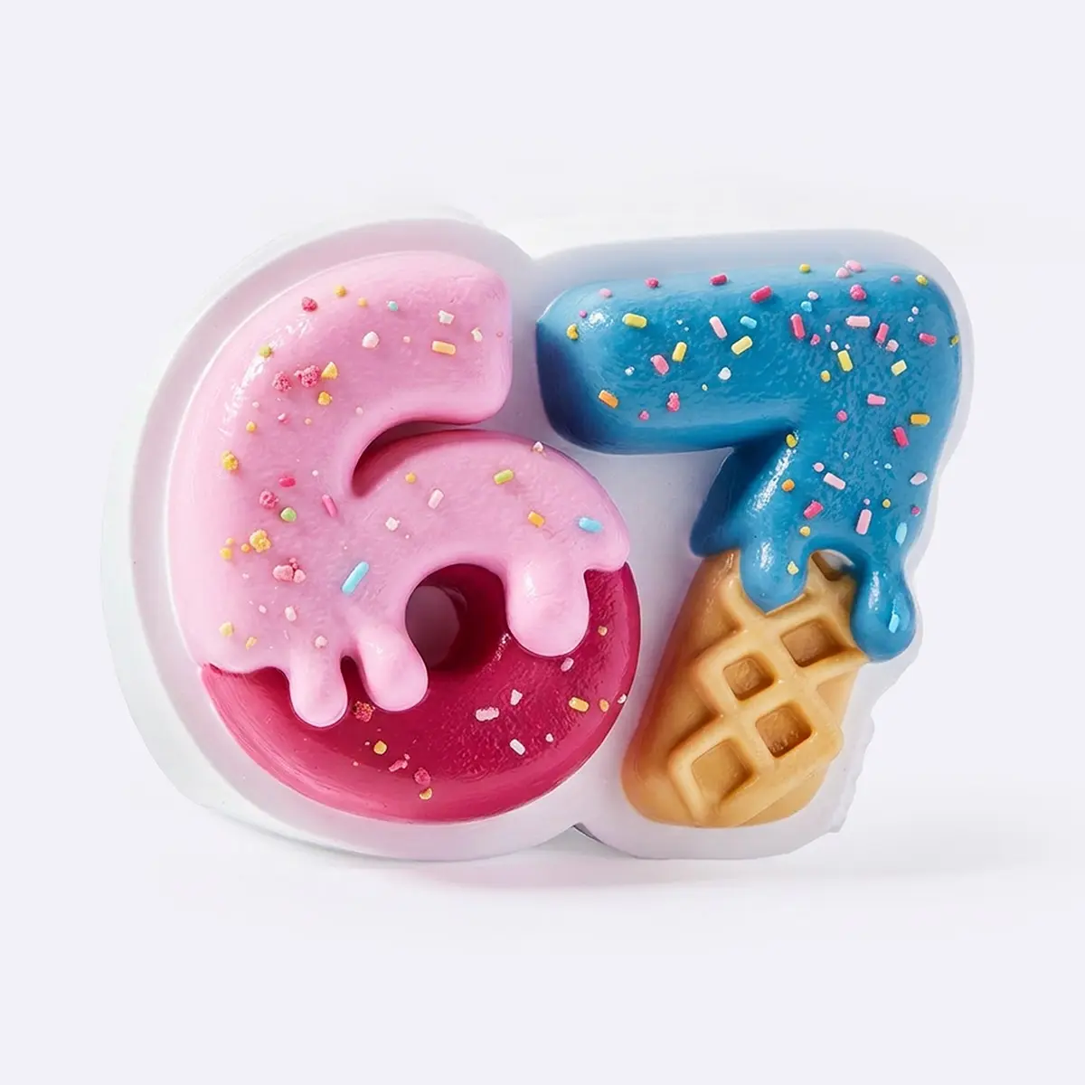 TABA Squishy  6-7 Sugar Rush,Slow-rebound toys, relieve anxiety, soft and non-toxic, can be used as decoration for bags or for collection