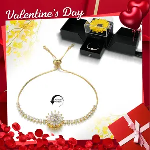 Artificial Sunflower Gifts for Women Her Daughter Girlfriend Wife Mom Friends Sisters Aunt, You are My Sunshine Necklace with Gift Box for Birthday Wedding Mother's Day Xmas Present