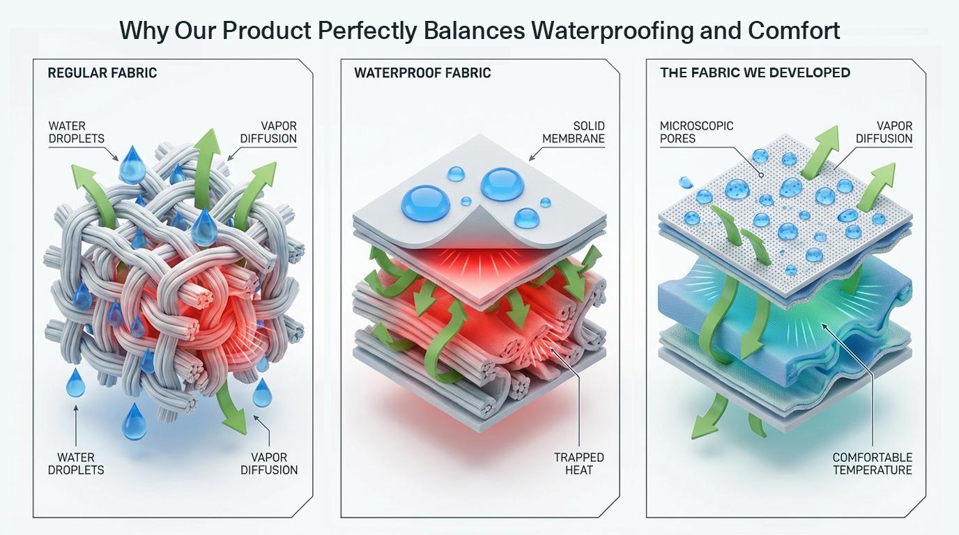 TexTale Stain & Water Repellent T-Shirt | 210 GSM Heavyweight 30S Cotton Modal Shrink-resistant| Skin-Safe OEKO-TEX Certified