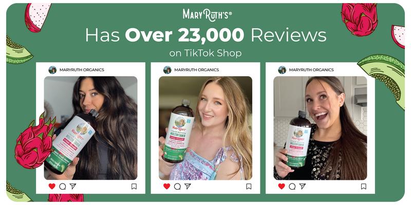 MaryRuth's Liquid Multivitamin + Hair Growth - Clinically Tested Lustriva for Thicker Hair in Women - Improve Facial Wrinkles - Vegan - 30 Fl Oz MaryRuth's Liquid Multivitamin + Hair Growth - Clinically Tested Lustriva for Thicker Hair in Women - Improve Facial Wrinkles - Vegan - 30 Fl Oz