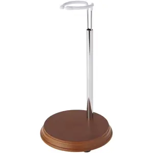 Bard's Chrome and Wood Doll Stand