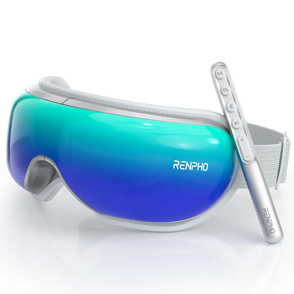 RENPHO Eyeris 1 Eye Massager with Heat, summervibes Smart Eye Mask with Bluetooth Music Birthday Gifts for Women Men, Eye Care Device for Relax Eye Gift Choice for Man Women