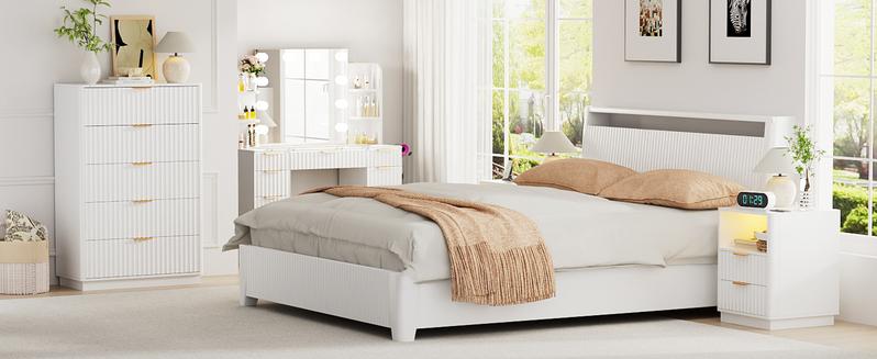 VOWNER Tall Dresser for Bedroom 5-Drawer Dresser 48" Tall Modern Chest of Drawers Wide Chest of Drawers Storage Drawers Storage Organizer for Closet Hallway Entryway White VOWNER Tall Dresser for Bedroom 5-Drawer Dresser 48" Tall Modern Chest of Drawers Wide Chest of Drawers Storage Drawers Storage Organizer for Closet Hallway Entryway White