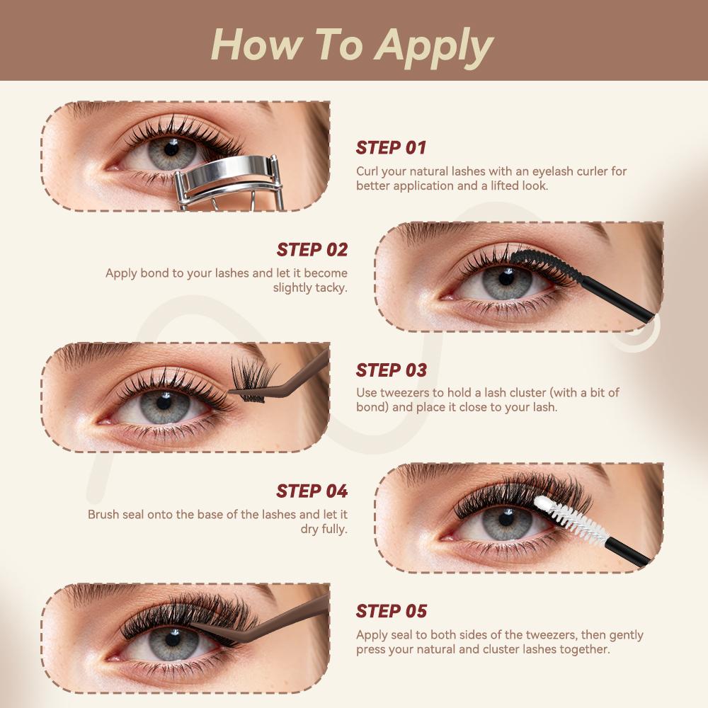 MAXCOMFI Grip-Ready Anti-Stick Tweezers for Lashes Clusters Tip Eyelash Tweezers for False Lashes Straight and Curved Eyelash Tweezers for Professional Artists Girls Women Beginners