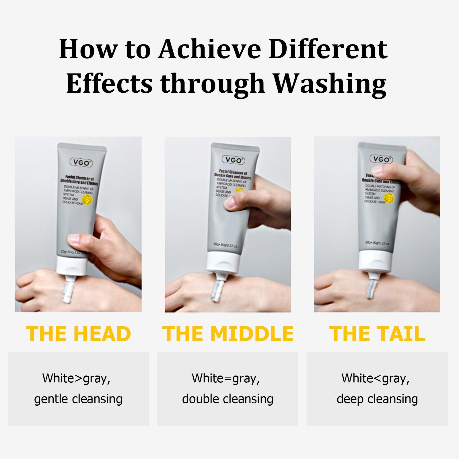 VGO-Vitamin C Serum, Moisturizer, and Facial Cleanser Set Cleansing Moisturizing Suitable for sensitive skin-Live Skincare Radiance -B