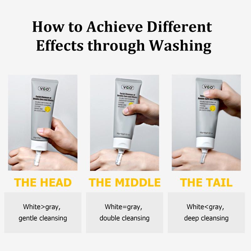 VGO-Vitamin C Serum, Moisturizer, and Facial Cleanser Set Cleansing Moisturizing Suitable for sensitive skin-Live Skincare Radiance -B