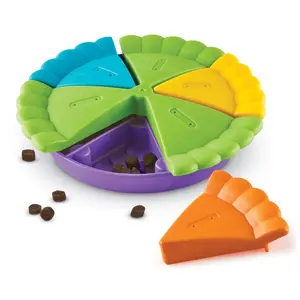 Brightkins Slice-O-Pie Interactive Treat Puzzle Board Dog Toy