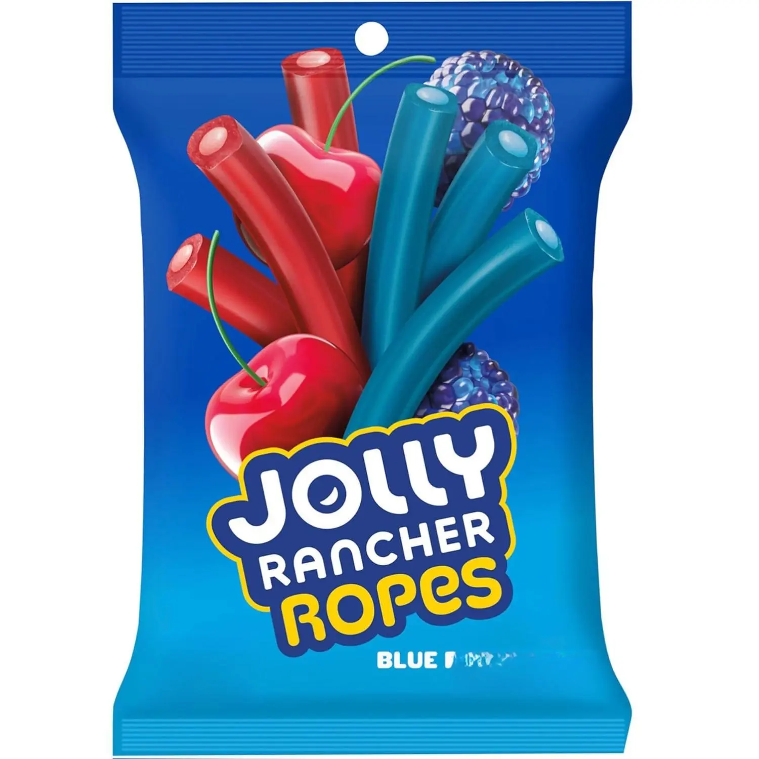 Jolly Rancher Ropes Red Blue JOLLY RANCHER Ropes Blue Raspberry and Cherry Flavored Candy Bag, 6 oz ...