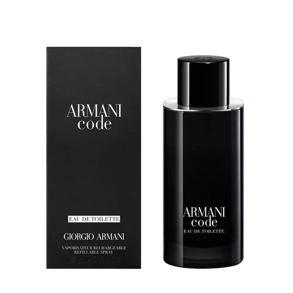 Giorgio Armani Code Eau de Toilette for Men, 4.2 fl oz - Fresh Citrus Woods Fragrance, Aromatic Woody Fragrances with Lemon Bright Start & Warm Cedar Base, Long-Lasting Designer Cologne