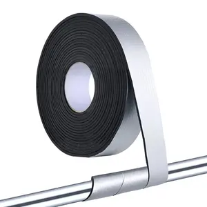 VEVOR Pipe Insulation Wrap, 32.8 FT x 2-inch Pipe Insulation Tape with Aluminum Foil Layer, Self-Adhesive Foam and Foil Pipes Wrap for Freeze Protection, Heat & Cold Resistant for Outdoor Indoor Use