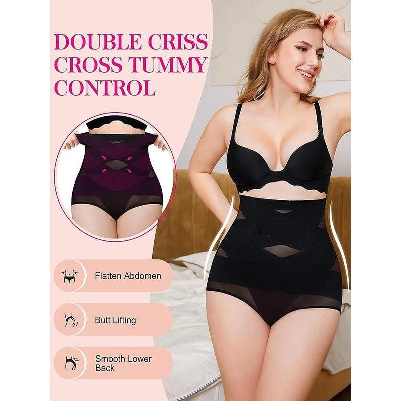 Women's Tummy Control Waist Trainer Panties Compression Underwear High Waisted Shapewear Body Shaper Stomach Girdle Panty Seamless Postpartum