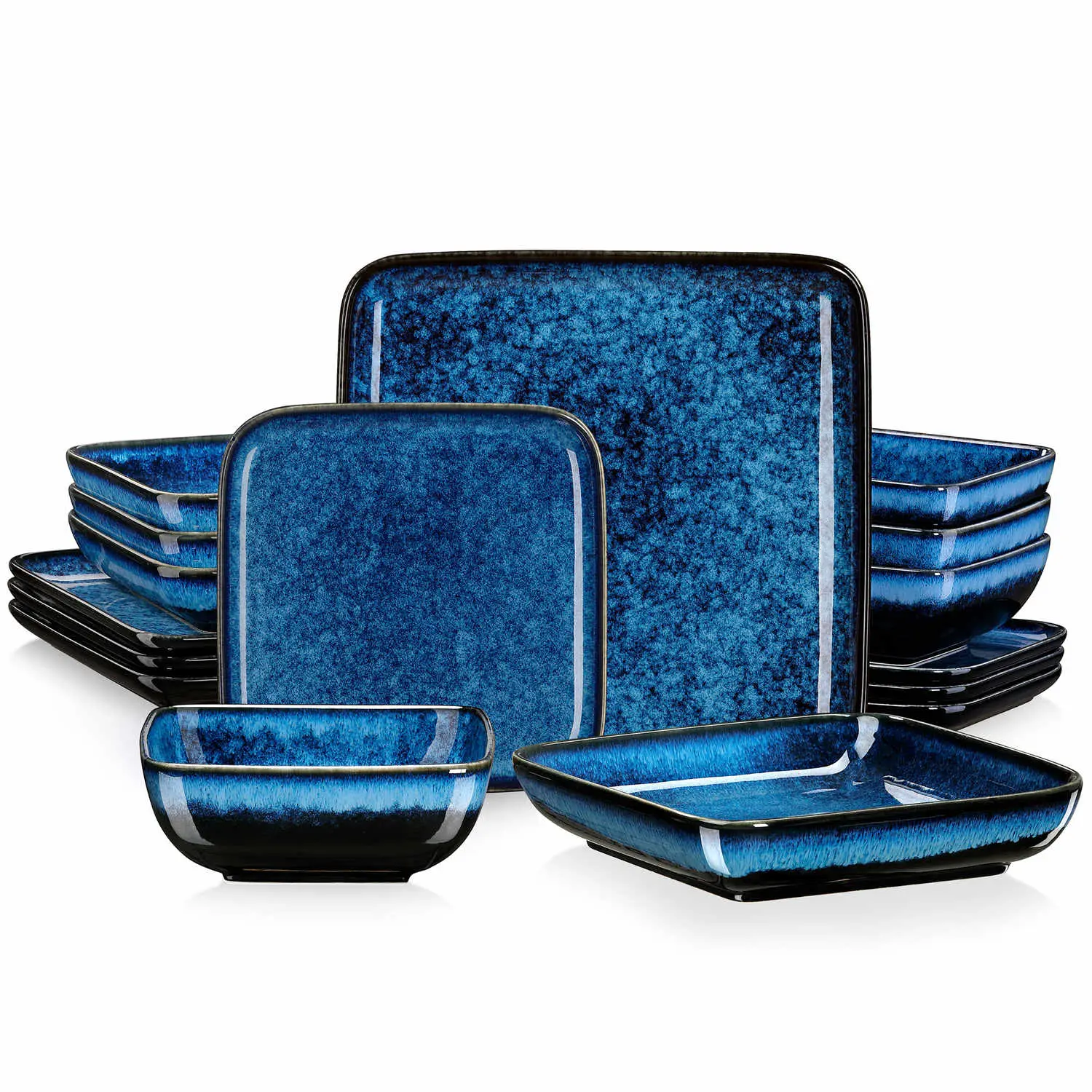 vancasso Stern 16 Piece Square Dinnerware Set