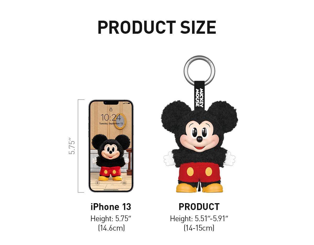 POP MART Mickey Family Cute Together Keychain Series Figures Blind Box, Collectible Toys