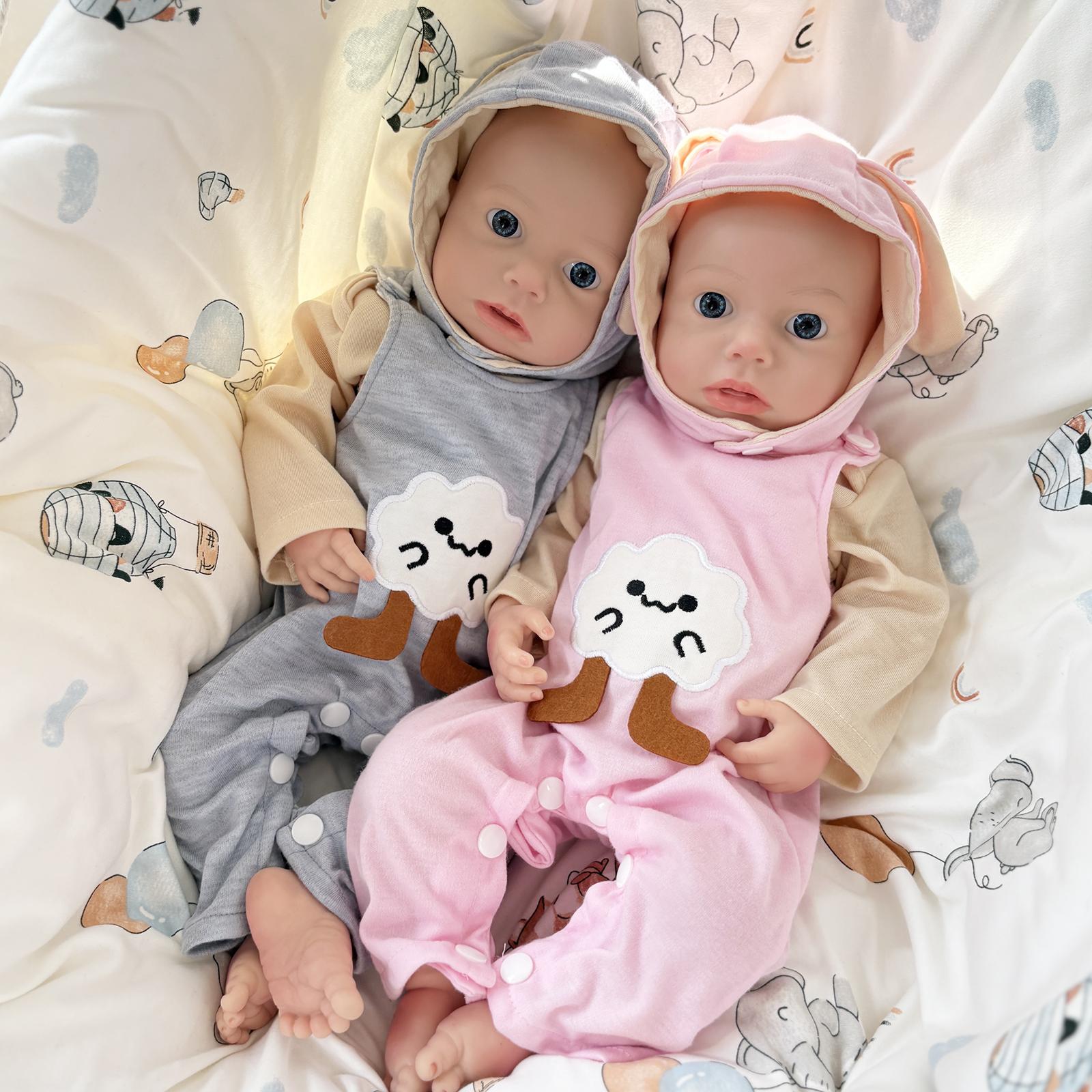 [Drink Wet System] Mayfair Reborn Doll 18Inch Full Body Silicone Baby Doll With Open Eyes Silicone Dolls Cute Silicone Baby Doll Newborn With Accessories For Kids 3+