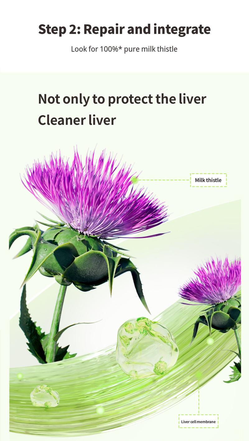 ZOOONE-Liver Cleanse Detox & Repair Formula - Herbal Liver Support Supplement with Milk Thistle Turmeric Dandelion Root & Artichoke Extract for Liver Health - Silymarin Milk Thistle Liver Detox Capsules C1