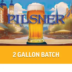 Flash Brewing® | Pilsner | 2 Gallon Beer Recipe Kit | Just Mix & Ferment