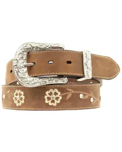 Ariat Women's Floral Embroidered Rhinestone Belt - A1510202