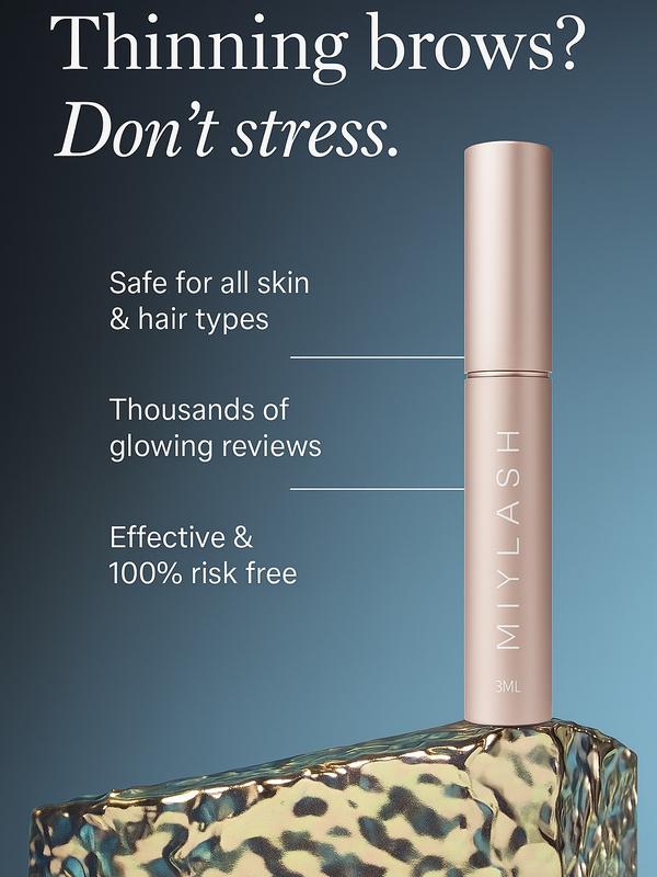 Miylash Eyelash Volumizing Growth Serum, Longer Looking Eyelashes, Advanced Lash Enhancing Treatment with Biotin & Amino Acids For Natural Lashes & Lash Extensions, Vegan & Cruelty-Free