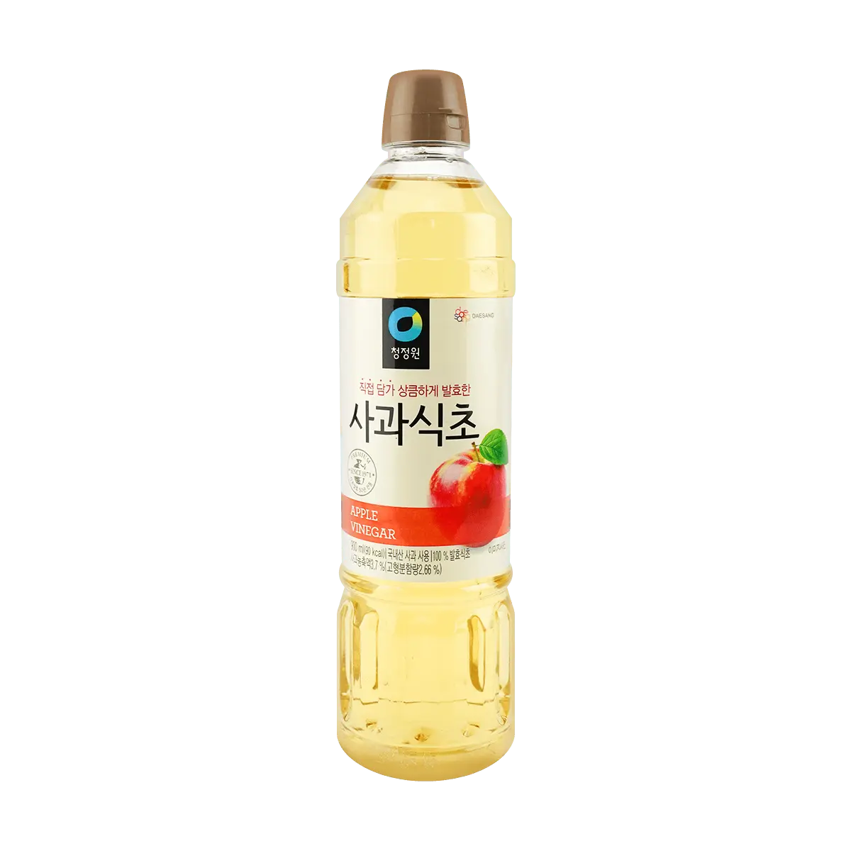 O'Food Korean O'Food Apple Cider Vinegar 900ml - Premium Seasoning Fruit Vinegar for Salads, Cold Noodles, Sushi & Marinades