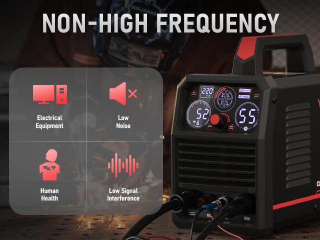 YESWELDER CUT-55DS-NHF-PLUS 110/220V Plasma Cutter 55Amp | Non-HF Start & Non-Touch Pilot Arc | Multifunctional Metal Cutting Machine for Quick Plate/Grid Cutting, Gouging & Marking