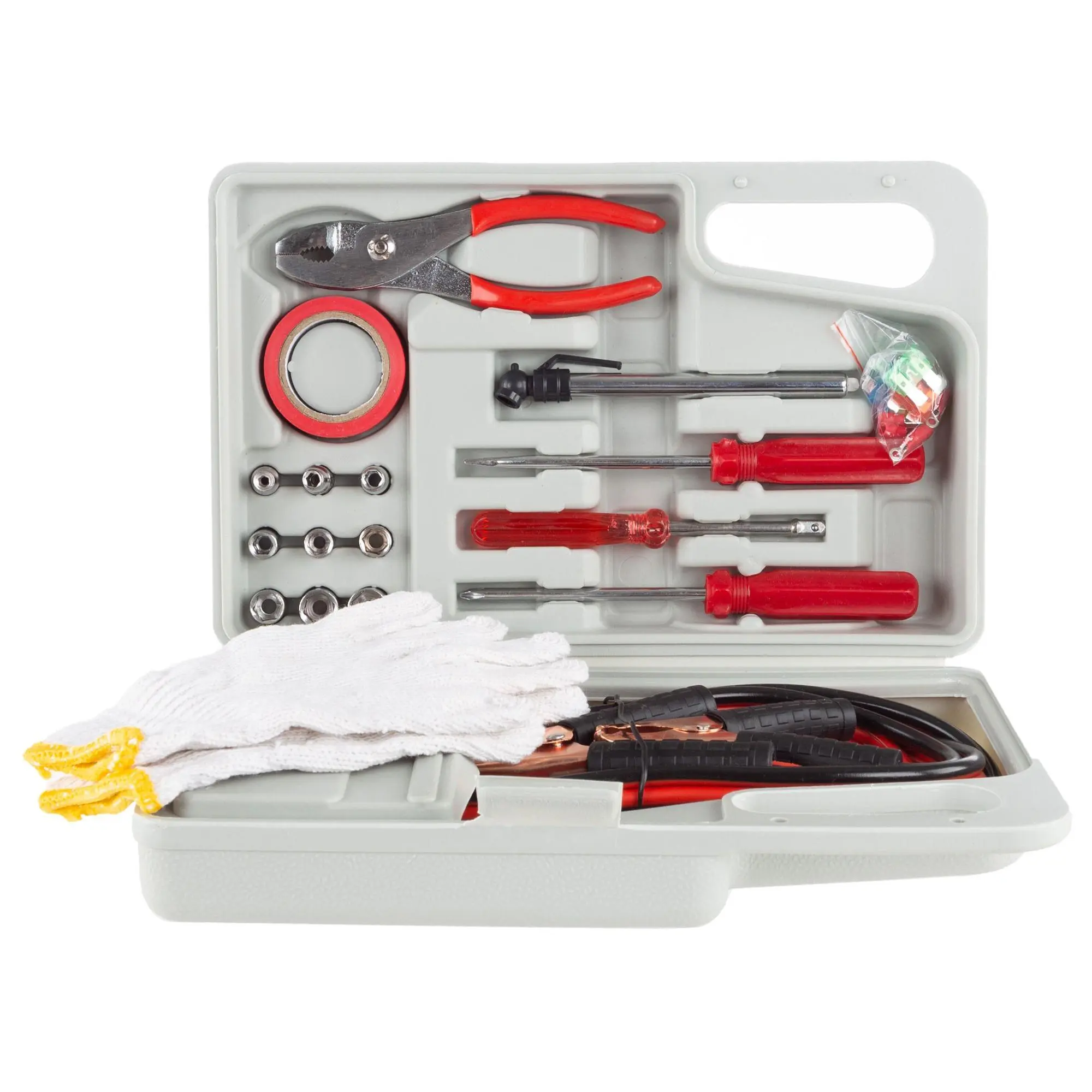 Stalwart Roadside Emergency Car Kit 30-PC RoadTrip Essentials